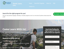 Tablet Screenshot of international-programs.com